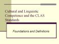 ... competency as essential components in how the agenc