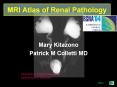MRI Atlas of Renal Pathology Mary Kitazono Patrick 