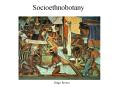 Socioethnobotany Diego Rivera Socioethnobotany The study o
