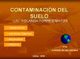 CONTAMINACION DEL SUELO
