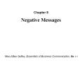 Chapter 8 Negative Messages Resolving Business Problems Cal