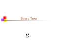Binary Trees * * * * * * * * Parts of a binary tree A binar