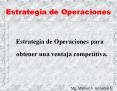 ESTRATEGIA DE OPERACIONES