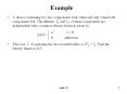 Example A device containing two key components fails whe
