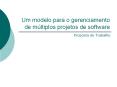Um modelo para o gerenciamento de m ltiplos projetos d