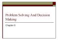 Problem Solving And Decision Making Chapter 8 Definitio
