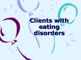 Clients with eating disorders Underlying emotional conflict