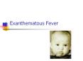 Exanthematous Fever                                        