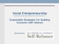 Social Entrepreneurship Sustainable Strategies For Buildin