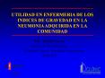 UTILIDAD EN ENFERMERIA DE LOS INDICES DE GRAVEDAD EN L