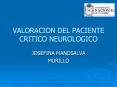 valoracion del paciente critico neurologico josefin