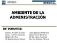 AMBIENTE DE LA ADMINISTRACI N AMBIENTE DE LA ADMINISTRACI 