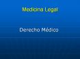 Medicina Legal Derecho M dico RESPONSABILIDA