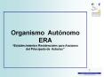 Organismo Aut nomo ERA  Establecimientos Residenciales par