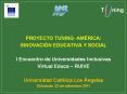PROYECTO TUNING- AM RICA: INNOVACI N EDUCATIVA Y SOCIAL 