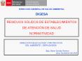 direccion general de salud ambiental digesa residuos s lido