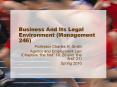 Business And Its Legal Environment (Management 246