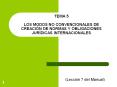 tema 5 los modos no convencionales de creaci n de normas 