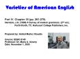 Varieties of American English Part IV. Chapter 15 (pp