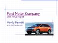 Ford Motor Company 2004 Annual Report Mandy Bennett ACG 202