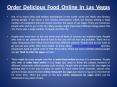 Order Delicious Food Online In Las Vegas