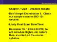 Announcements Chapter 7 Quiz   Deadline tonight. Don 