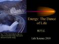 Energy: The Dance of Life     Life Science 2010 Fig. 5.1 Th