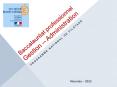 Gestion -- Administration Programme national de pilotag