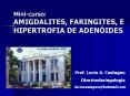 Mini-curso: AMIGDALITES, FARINGITES, E HIPERTROFIA DE ADE