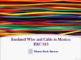 Insulated Wire and Cable in Mexico: ISIC 313