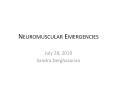 NEUROMUSCULAR EMERGENCIES July 28, 2010 Sandra Derghazaria