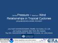 Central Pressure   Maximum Wind Relationships in Tropica