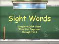 Sight Words Complete Dolch Sight Word List Preprimer throug