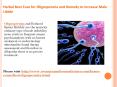 Herbal Best Cure for Oligospermia and Remedy to Increase Male Libido