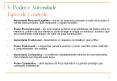 5- Poder e Autoridade Tipos de Controle: Autoridad