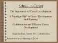 School-to-Career The Importance of Career Development ..