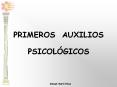 PRIMEROS AUXILIOS PSICOL GICOS INTRODUCCI N Las persona