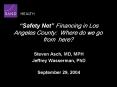 Safety Net Financing in Los Angeles County: Where do we go from here