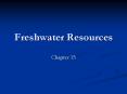 Freshwater Resources
