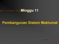 Pembangunan Sistem Maklumat
