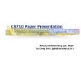 CS710 Paper Presentation Efficient Security Mechanism for Routing Protocols NDSS Network and Distrib