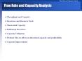 Flow Rate and Capacity Analysis