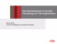 New Developments in Ionomer Technology for Film Applications