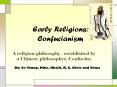 Early Religions: Confucianism