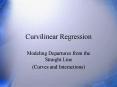 Curvilinear Regression