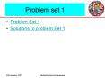 Problem set 1