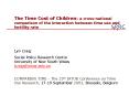 The Time Cost of Children: a crossnational comparison of the interaction between time use and fertil