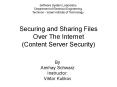 Securing and Sharing Files Over The Internet Content Server Security