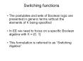 Switching functions