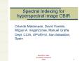 Spectral Indexing for hyperspectral image CBIR